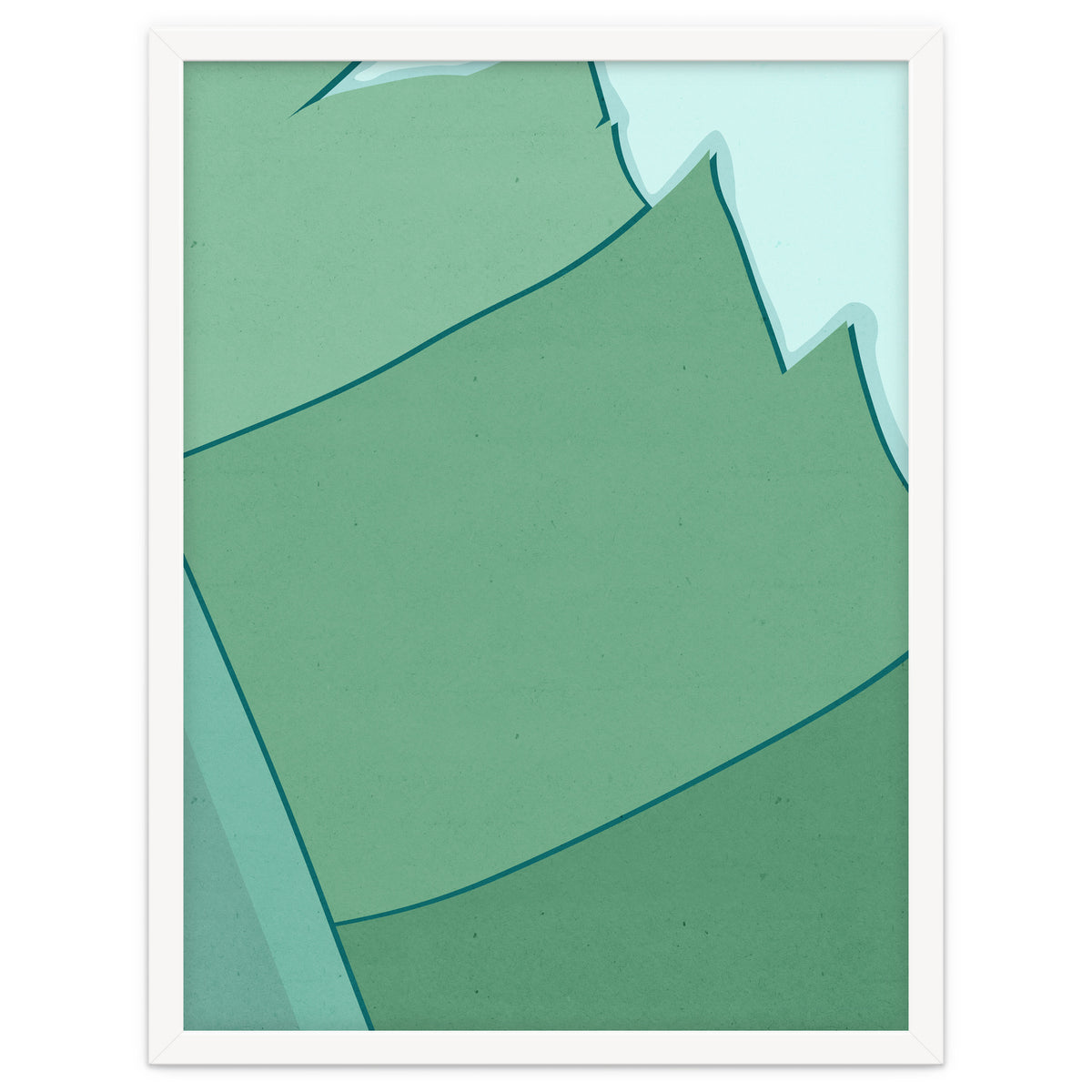 Abstract Banana Leaves Three - Greener Eden