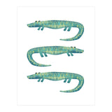 Alligator Trio (Print Only) thumbnail