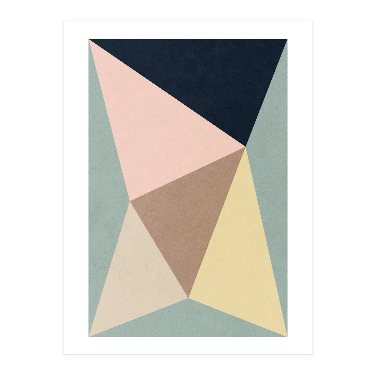 Minimal, Hard Edge Composition n82 (Print Only)