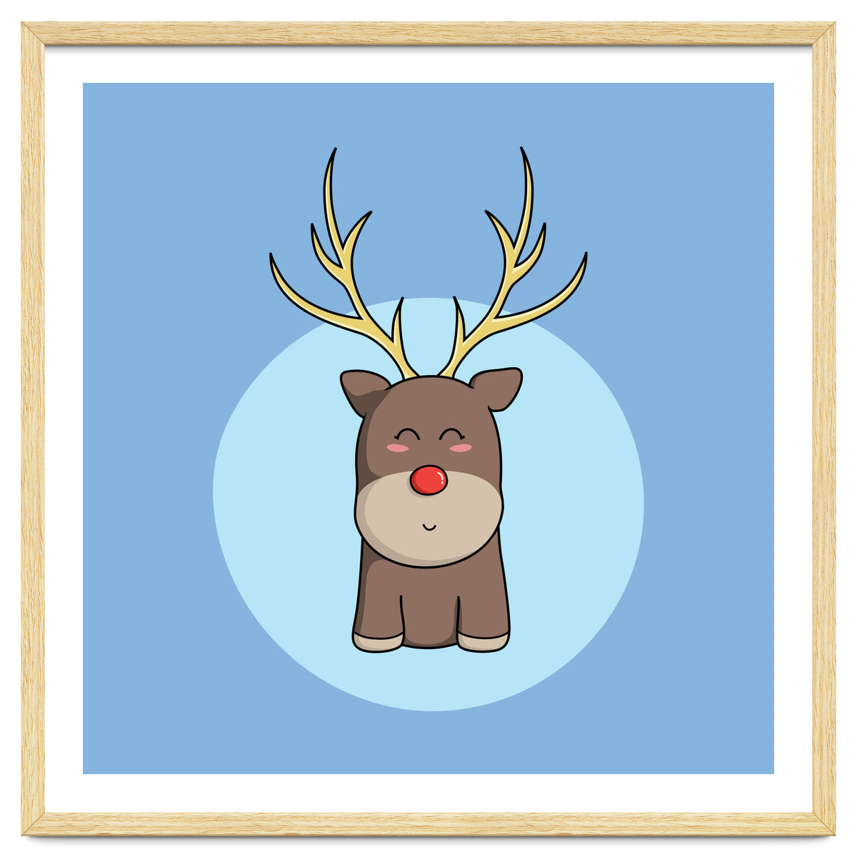 Kawaii Cute Christmas Reindeer