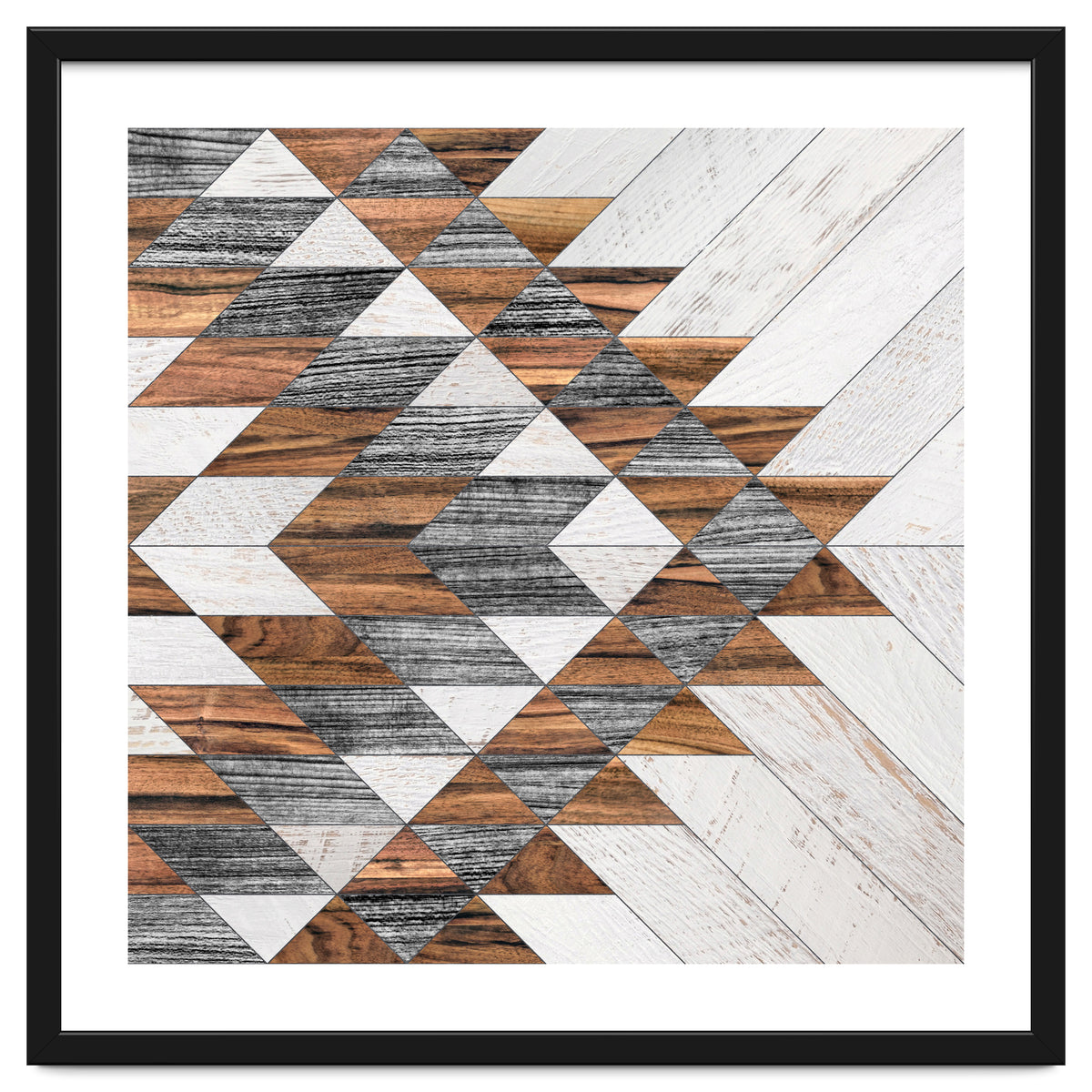 Urban Tribal Pattern No.12 - Aztec - Wood