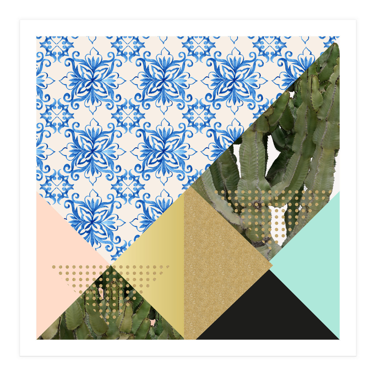 Geometric shapes of patterns and nature I  (Print Only)
