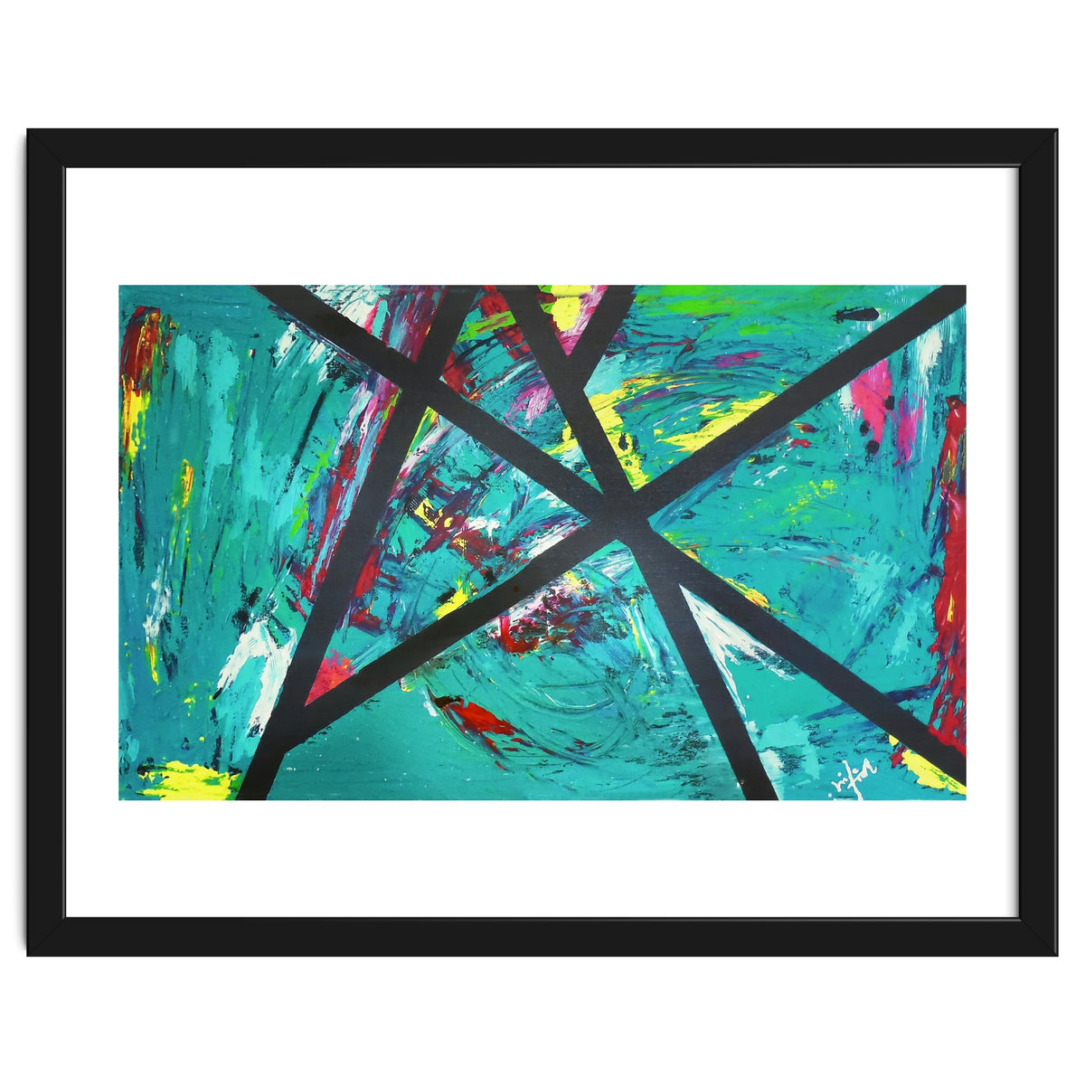 Struggle - Abstract On Canvas