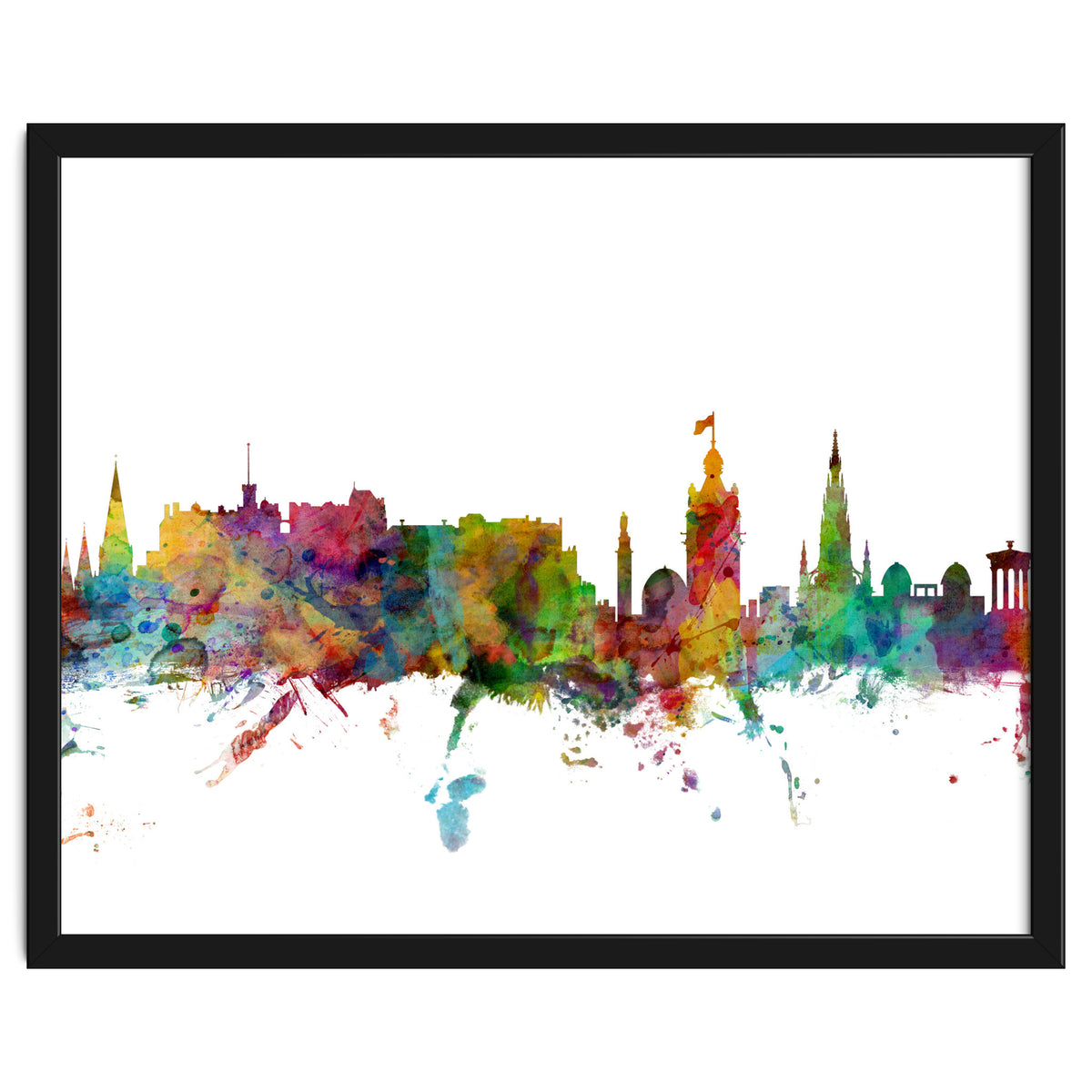 Edinburgh Scotland Skyline