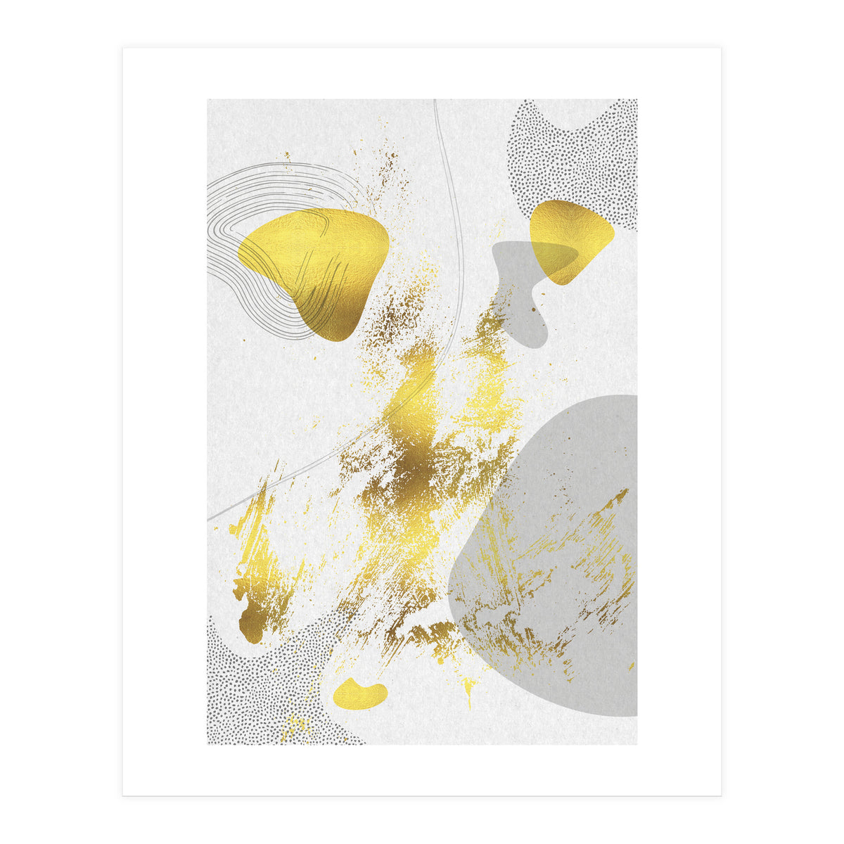 Mid-Century Vintage No. 1 | gold (Print Only)