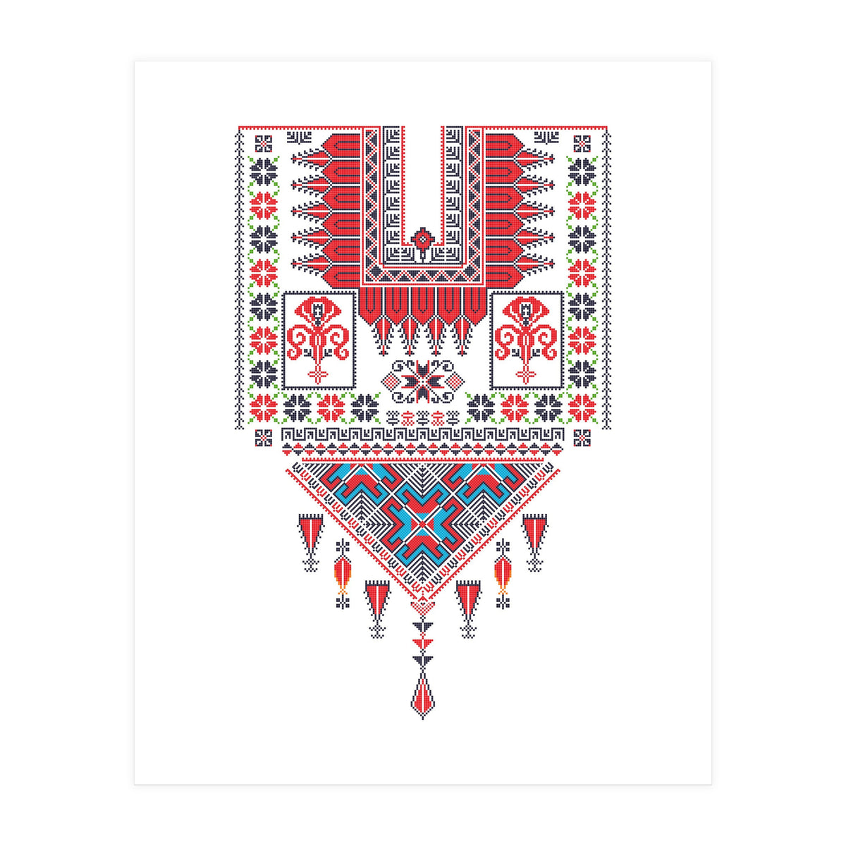 Tatreez Ornament 8 (Print Only)