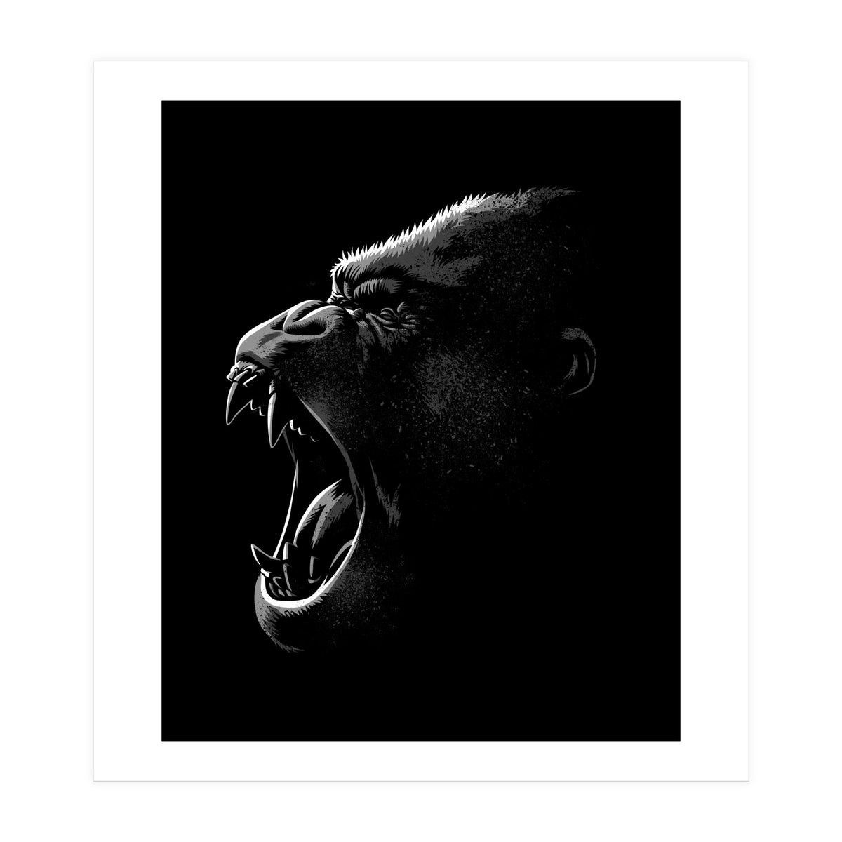 Gorilla Attack (Print Only)