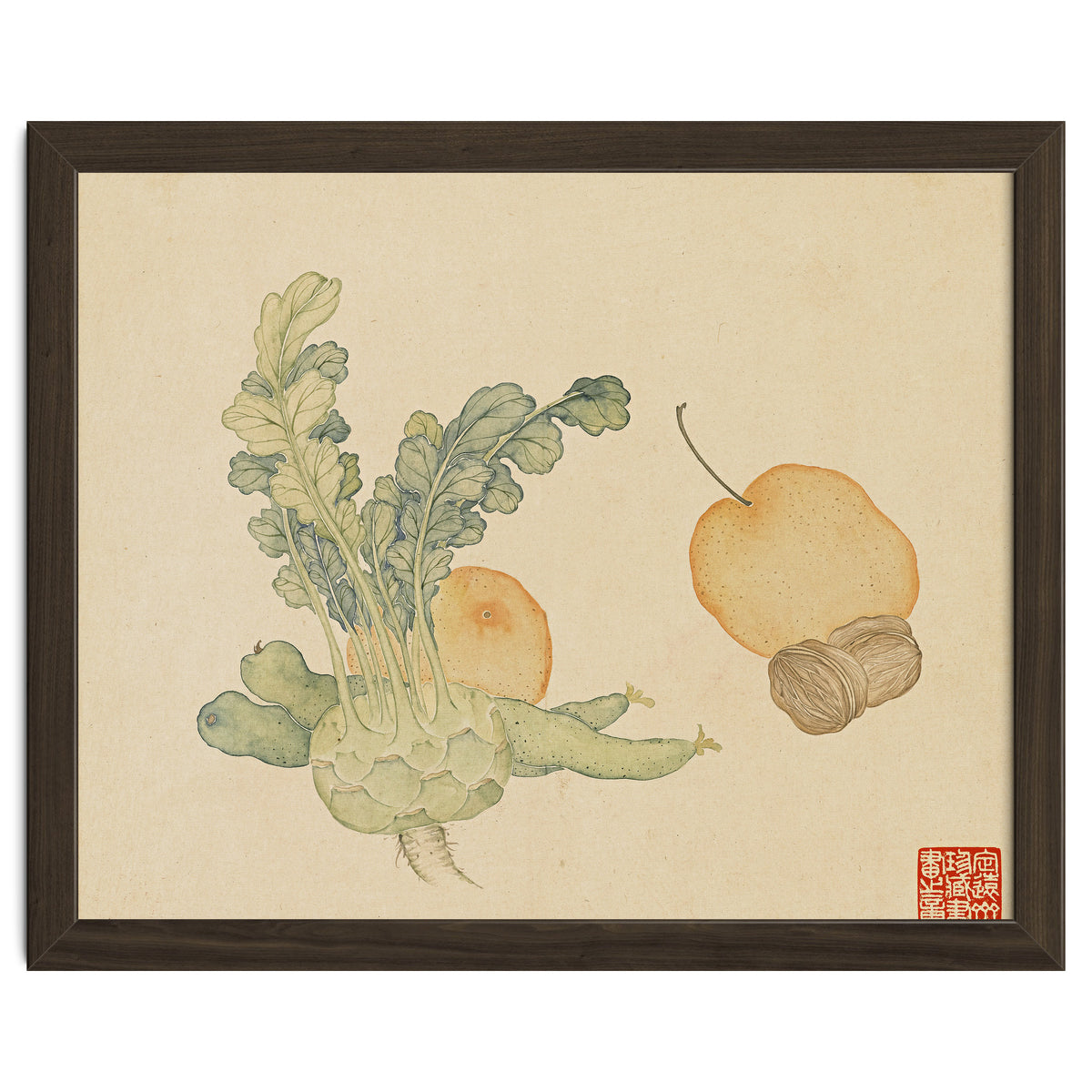 Wang Chengpi ~flowers And Vegetables, Vegetables, Fruits, Epiphyllum, Pears, Peppers