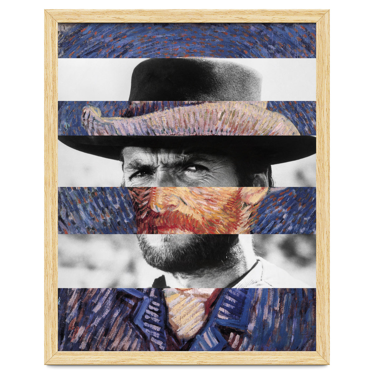 Van Gogh's Self Portrait & Clint Eastwood