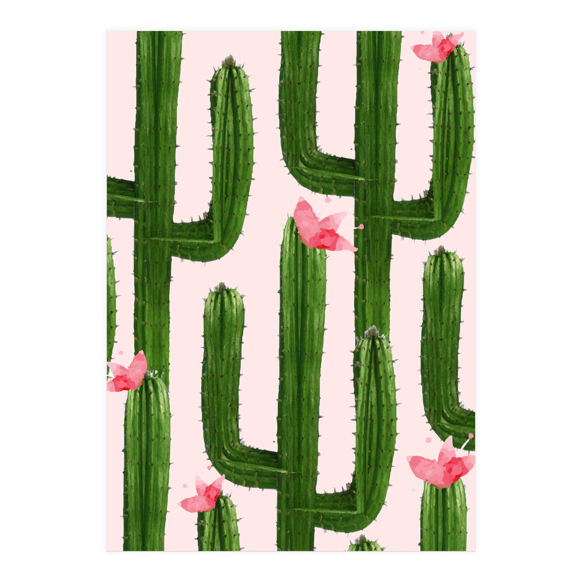 Happy Cacti (Print Only)