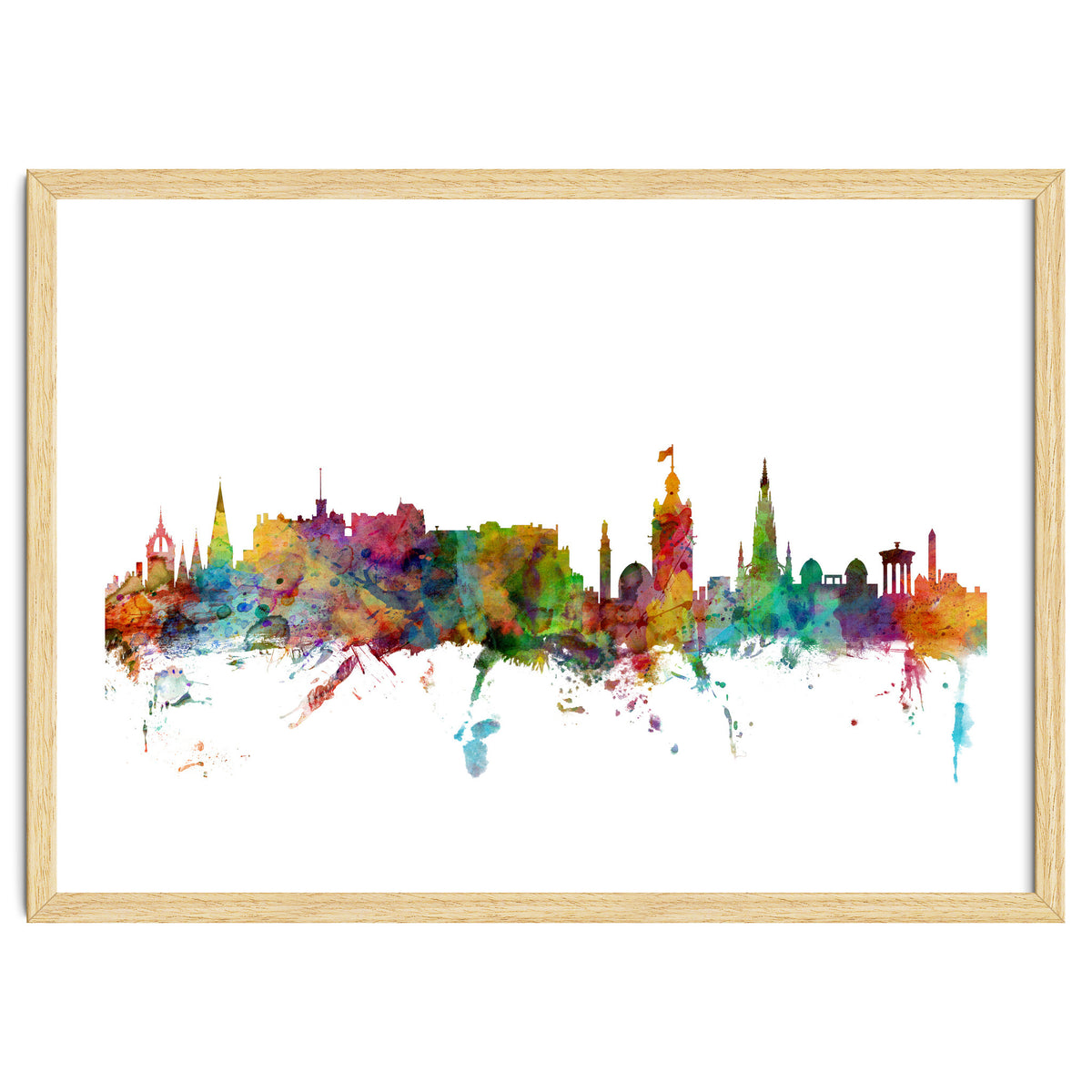 Edinburgh Scotland Skyline