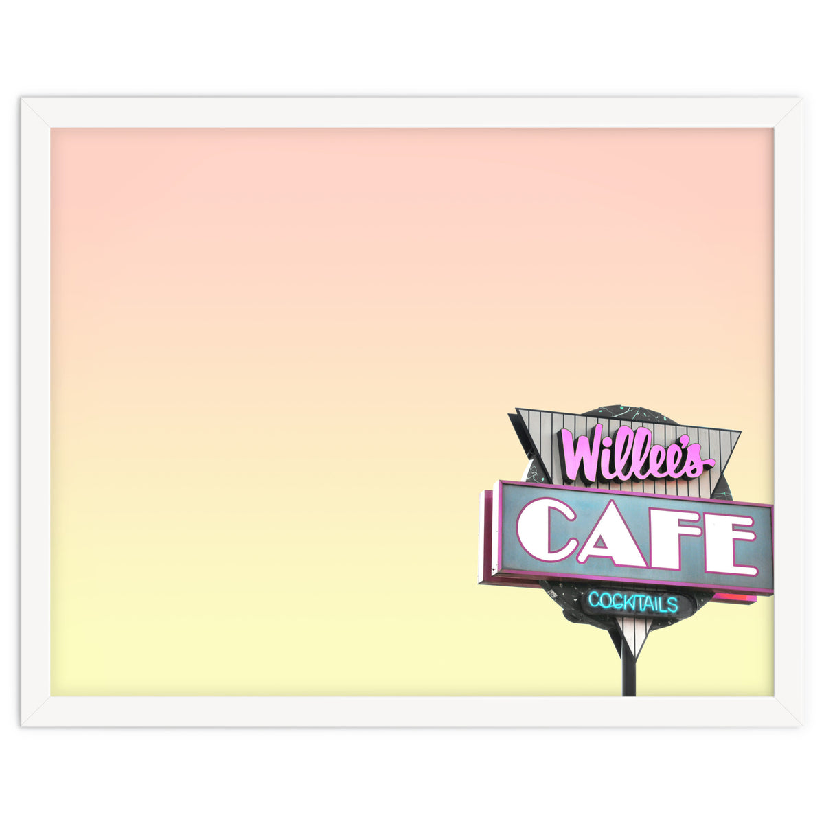 Willees Cafe and Cocktails Neon Sign