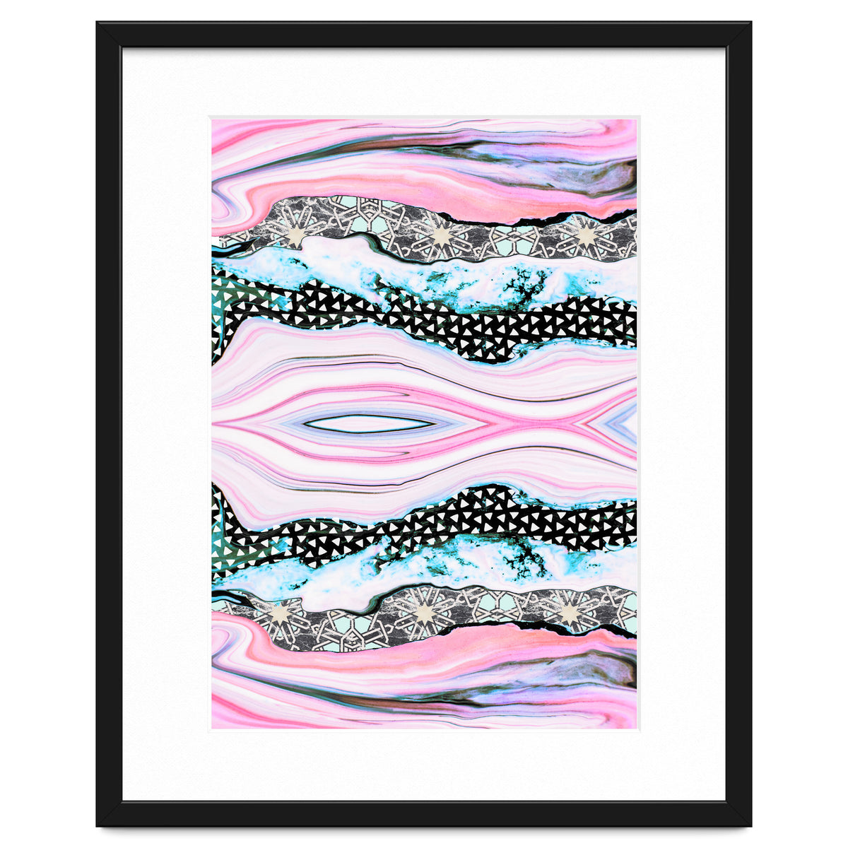 Abstract shapes of marble and patterns