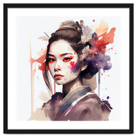 Watercolor Modern Geisha #7