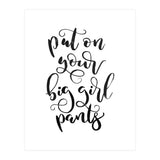 Put on Your Big Girl Pants (Print Only) thumbnail