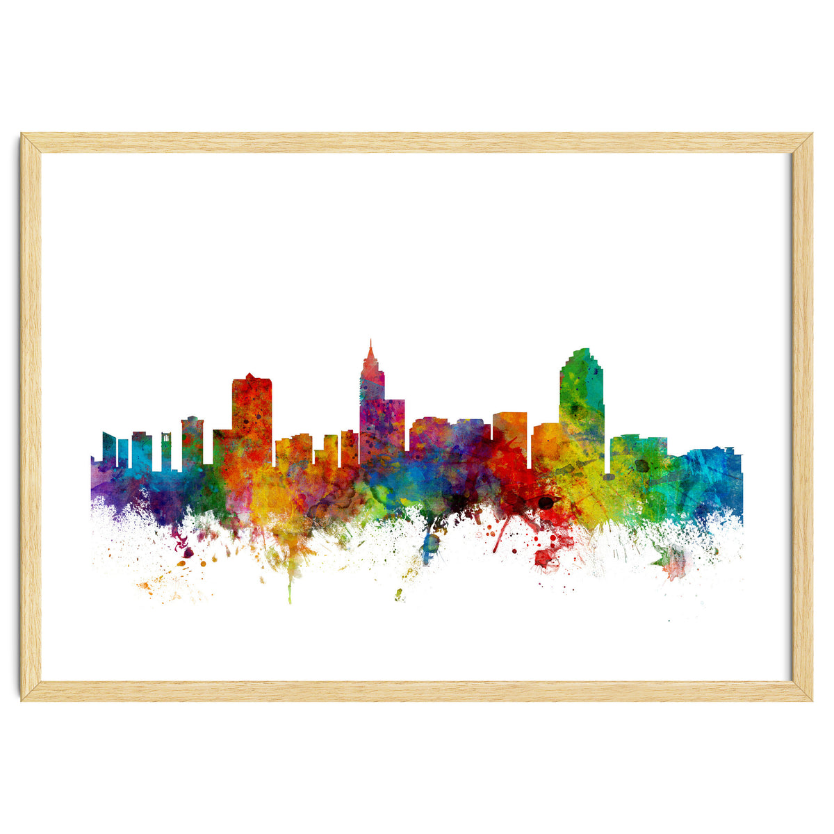Raleigh North Carolina Skyline