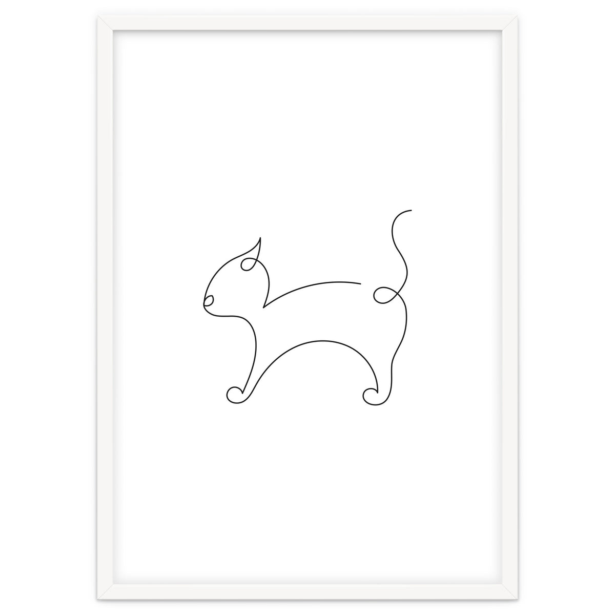 One Line Cat
