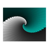 Turquoise Spiral Wings (Print Only) thumbnail
