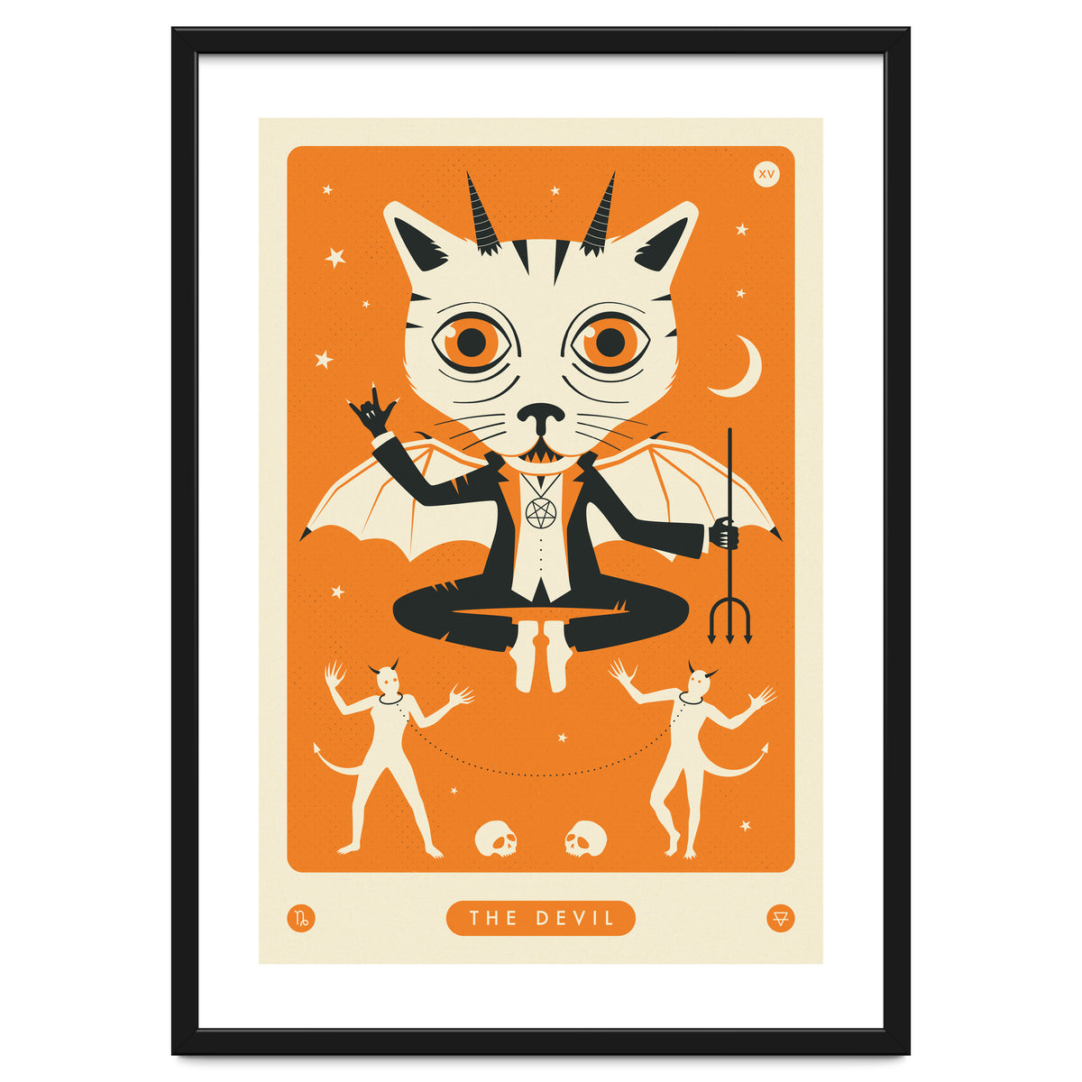 TAROT CARD CAT: THE DEVIL