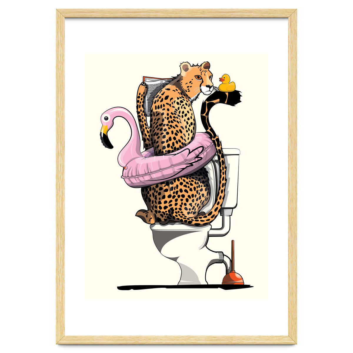 Cheetah on the Toilet, Funny Bathroom Humour