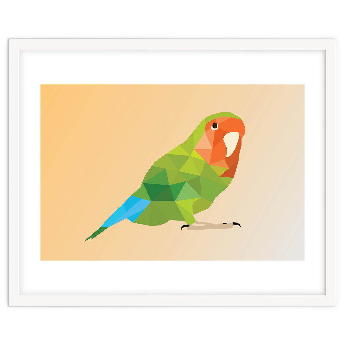 Parrot Low Poly Art