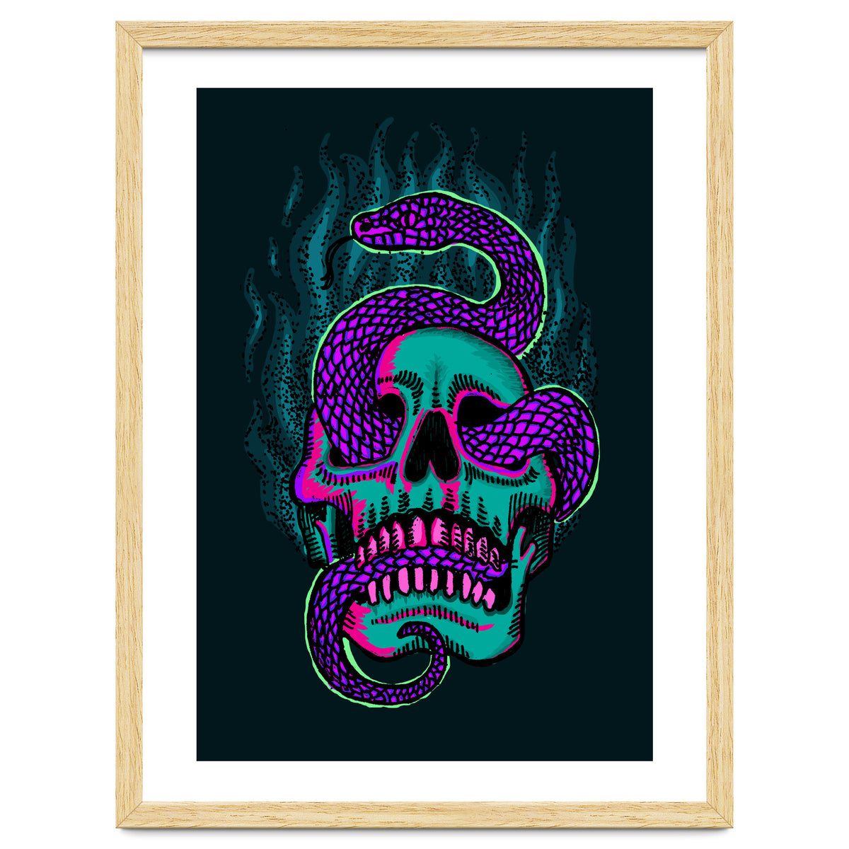 Skull & Snake