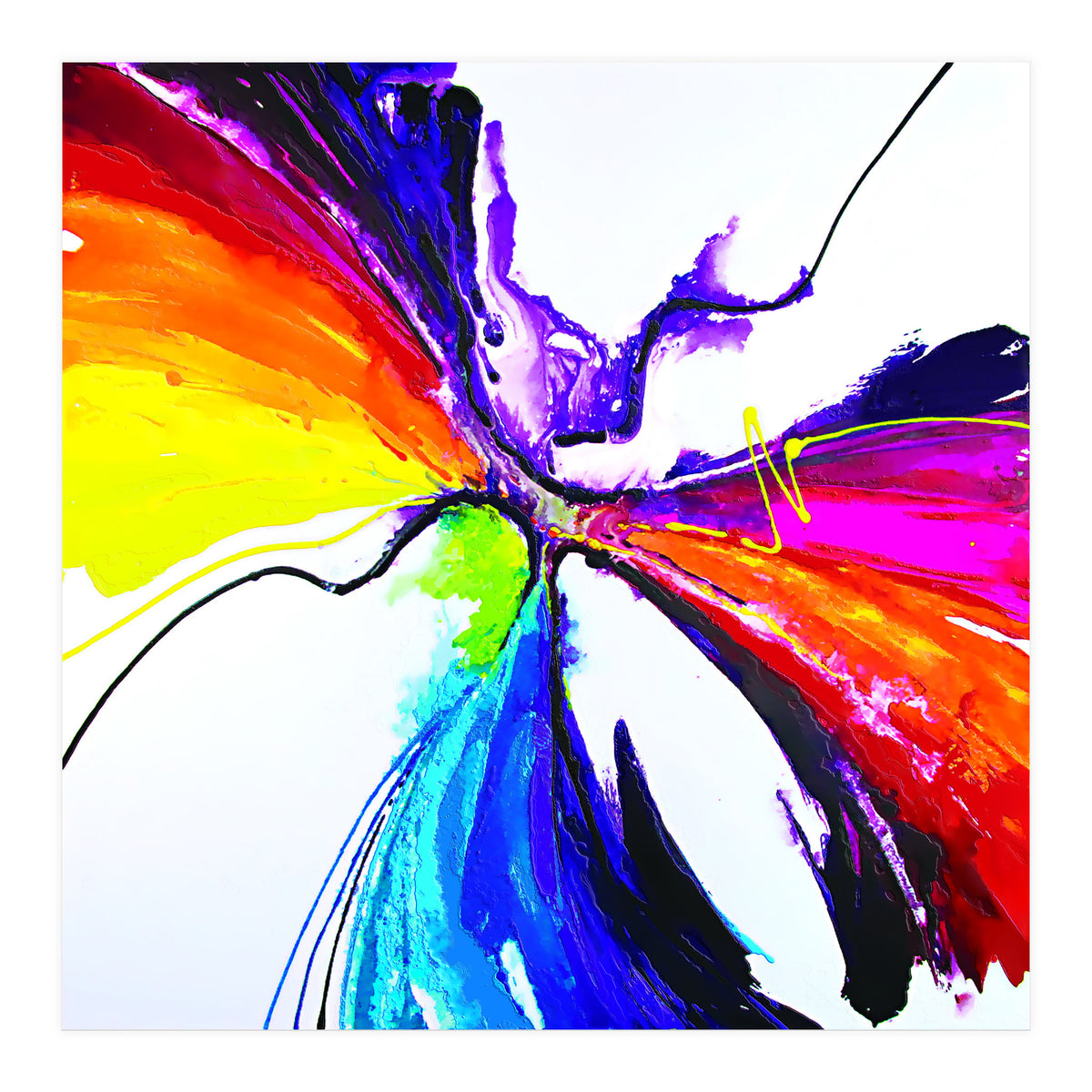 Abstract Art Britto - QB294 (Print Only)