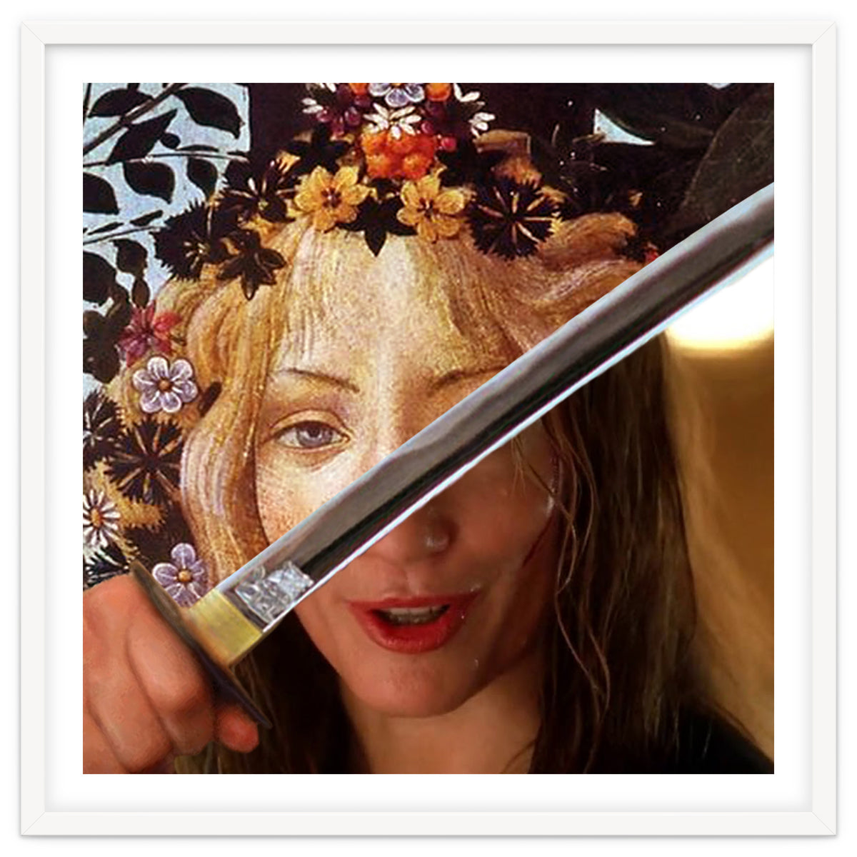 Botticelli's Flora & Black Mamba In Kill Bill