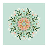 Floral Mandala | Mint Green (Print Only) thumbnail