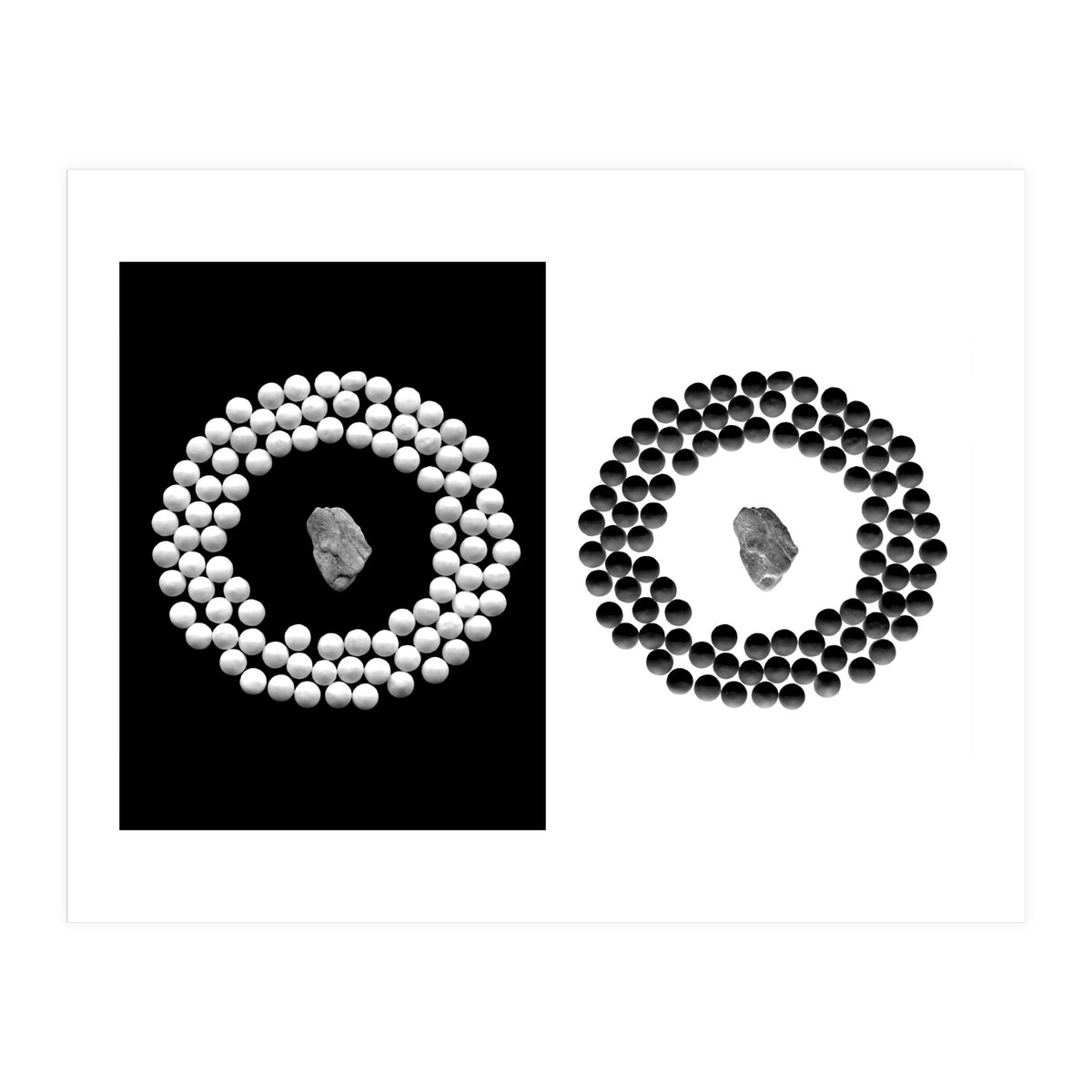 Pearls and stone (Print Only)