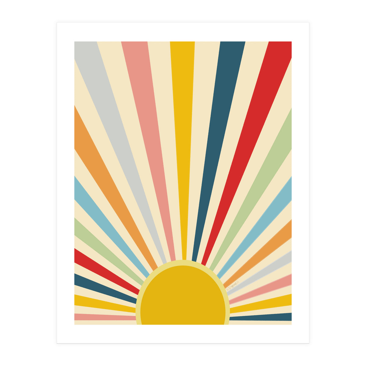 Sun Shines Inside you (Print Only)