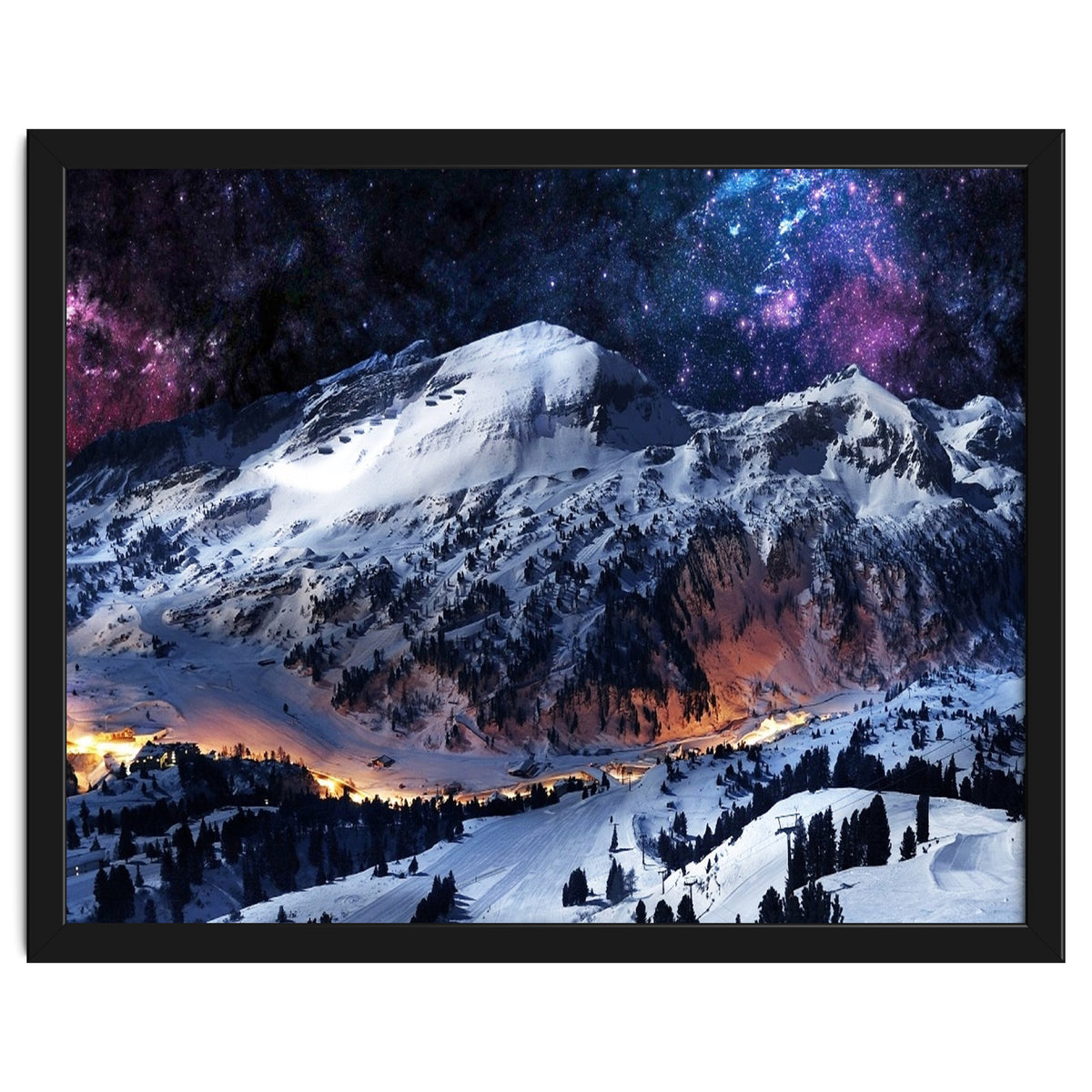 Mountain CALM IN space view