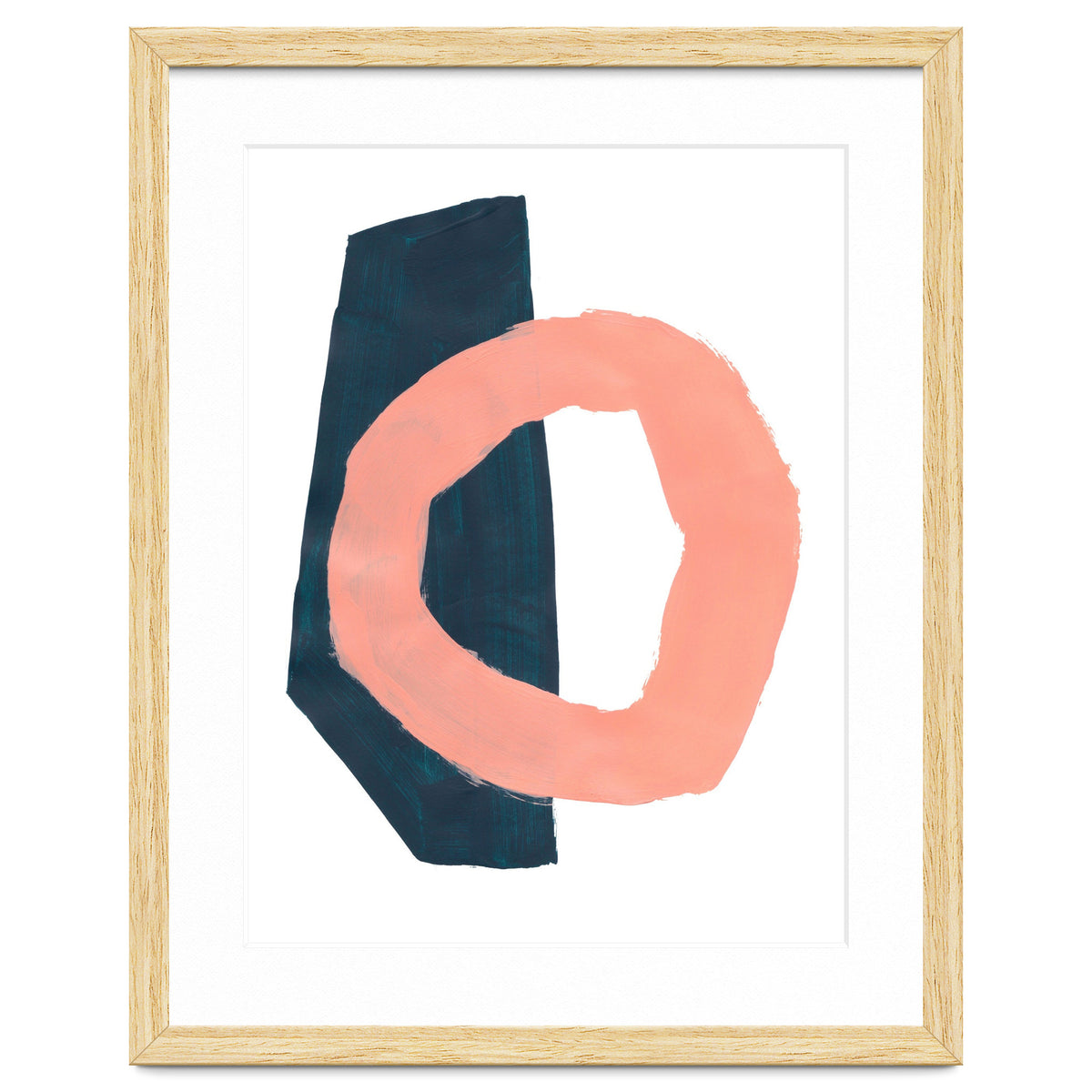 Teal Pillar Salmon Ring