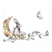 Bunny on the Moon  (Print Only)