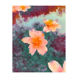 Floating In Love, Watercolor Lotus Pond Botanical Lake, Forest Jungle Floral Painting (Print Only) thumbnail