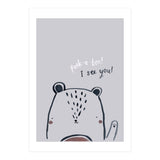 Peek A Boo Bear (Print Only) thumbnail