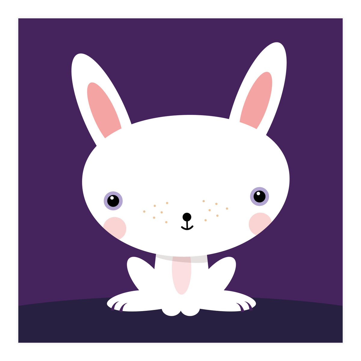 Nursery Kawaii Rabbit (Print Only)