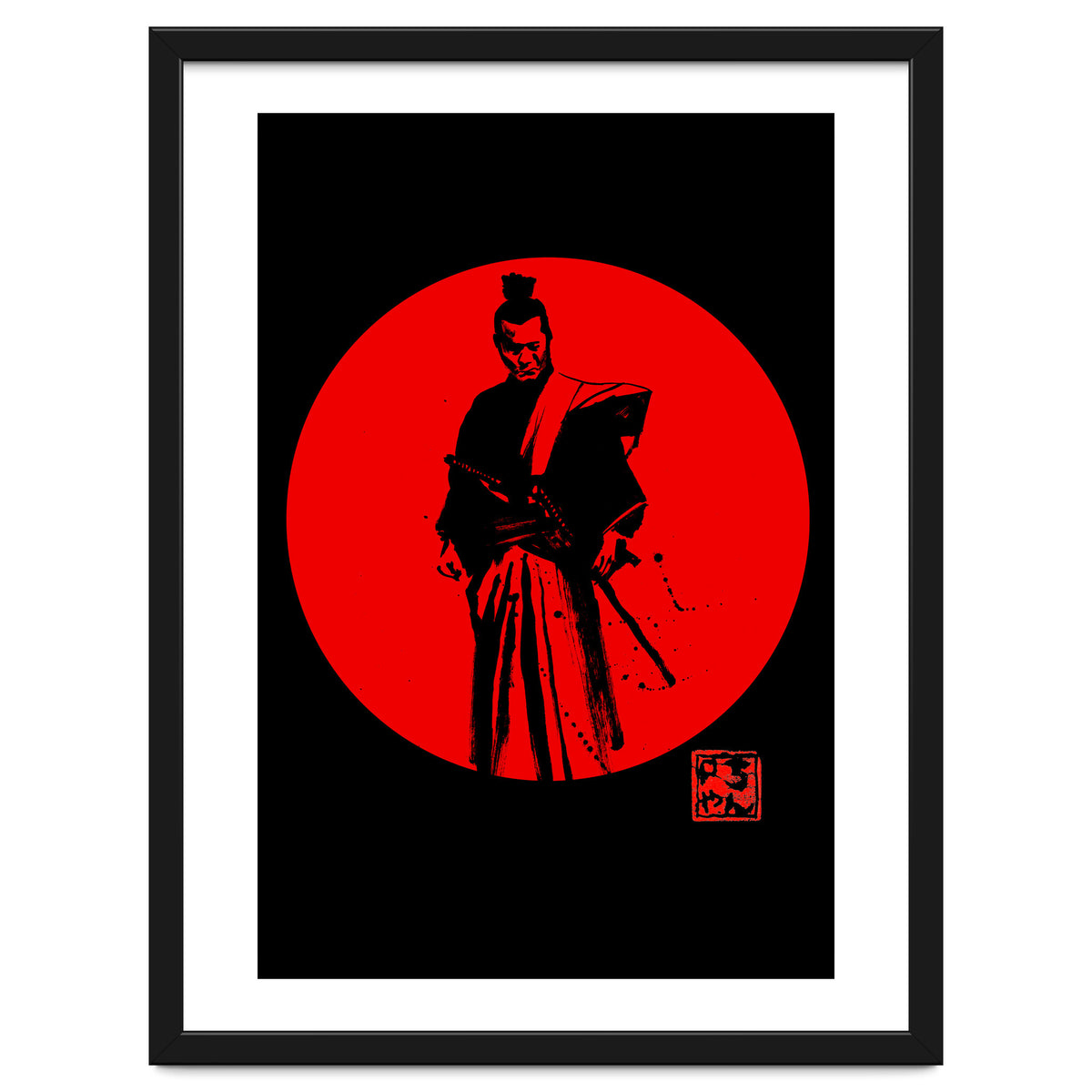 Samurai In Red Sun