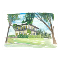 Key West Florida Conch Dream House Hemingway House (Print Only)