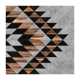 Urban Tribal Pattern No.10 - Concrete and Wood (Print Only) thumbnail
