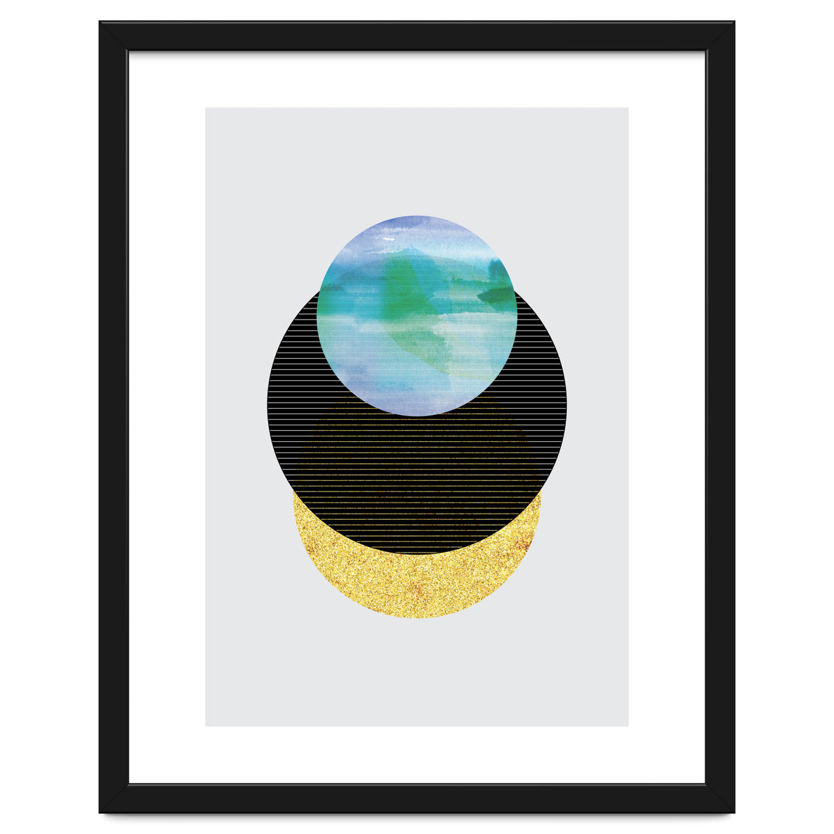 Underwater Sunset Abstract