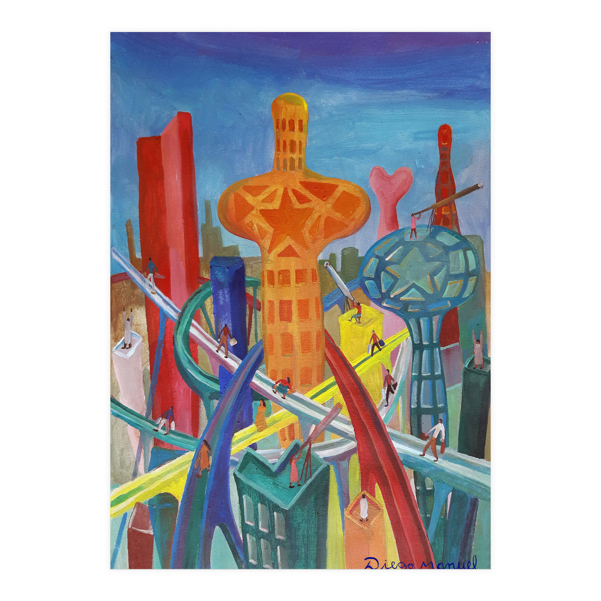 Ciudad Futurista (Print Only)