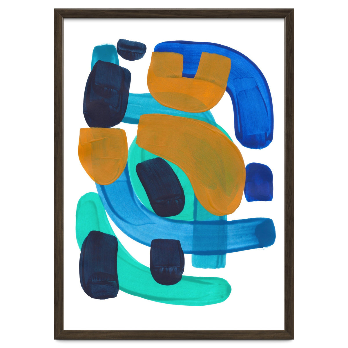 Marine Shapes Yellow Accent