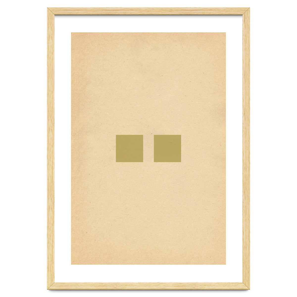 Minimalist green squares