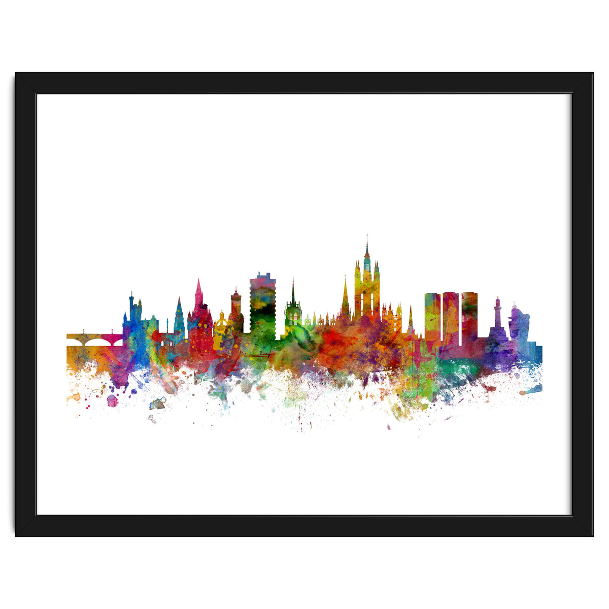 Aberdeen Scotland Skyline