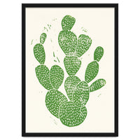Linocut Cacti #1