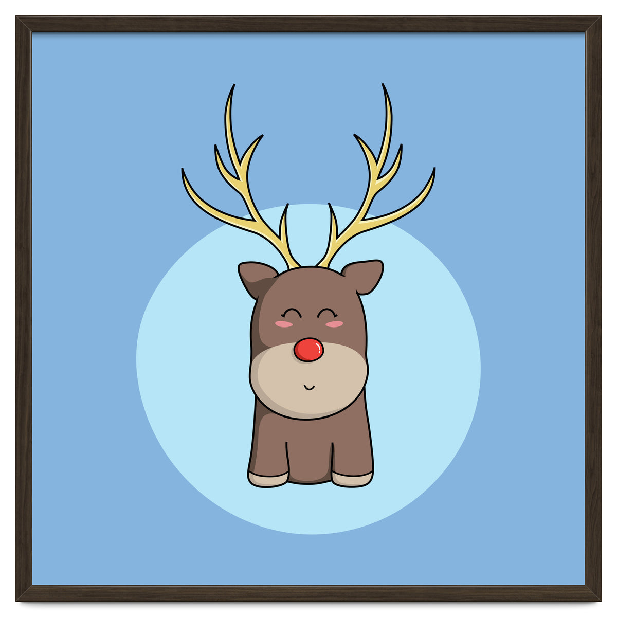 Kawaii Cute Christmas Reindeer
