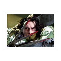 Courbet's The Desperate Man And Edward Scissorhands (Print Only)