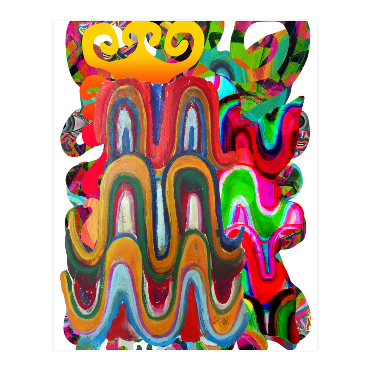 Pop Abstract Asimetrico 11 Copia (Print Only)