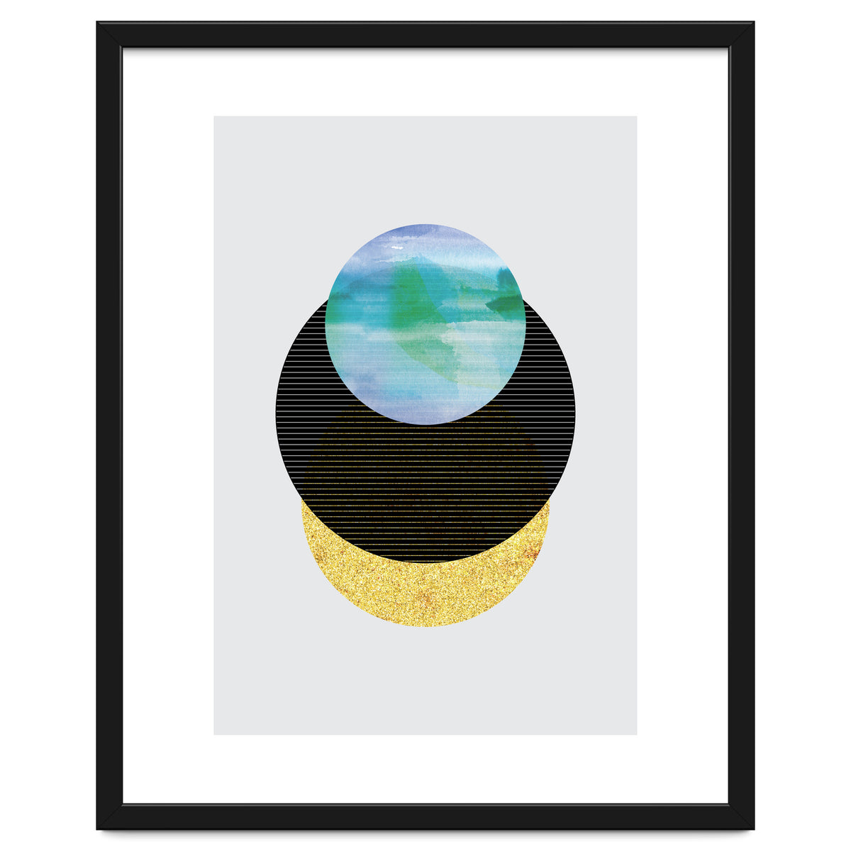 Underwater Sunset Abstract